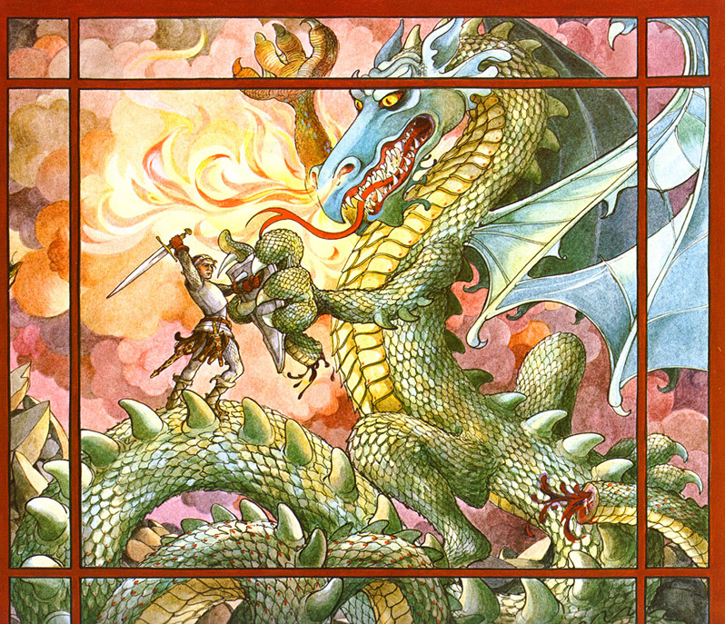 Trina Schart Hyman "Saint George and the Dragon"