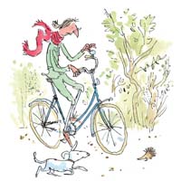 Quentin Blake «Миссис Бампс крутит педали»